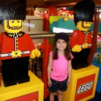 Guards made out of Legos!