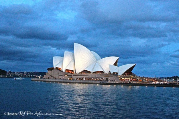 It was raining and cloudy pretty much all week, but the Sydney Opera House still shined and is one the most stunning architectural masterpieces we have ever seen!